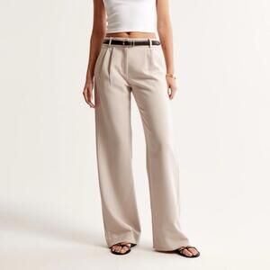 A&F Sloane Low Rise Tailored Wide Leg Pant